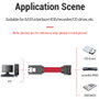 Vention Cable SATA Hembra a SATA Hembra 50cm Rojo KDDRD